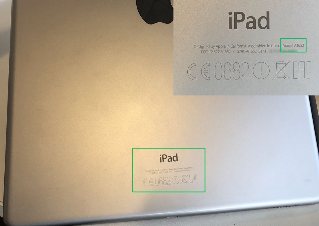 How To Check Ipad Model With Serial Number